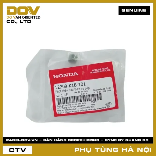MÃ PHỤ TÙNG : 12209K1BT01 PHỚT CHẶN DẦU THÂN XU PÁP — 12209K1BT01