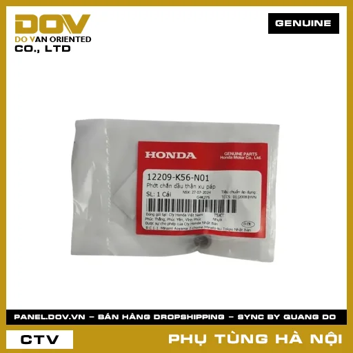 MÃ PHỤ TÙNG : 12209K56N01 PHỚT CHẮN DẦU THÂN XU PÁP — 12209K56N01