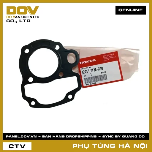 MÃ PHỤ TÙNG : 12251GFM890 GIOĂNG QUY LÁT — 12251GFM890