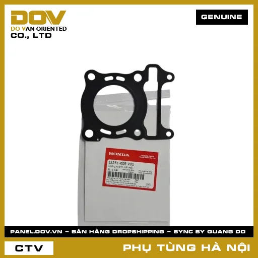MÃ PHỤ TÙNG : 12251K0RV01 GIOĂNG XYLANH MẶT MÁY — 12251K0RV01