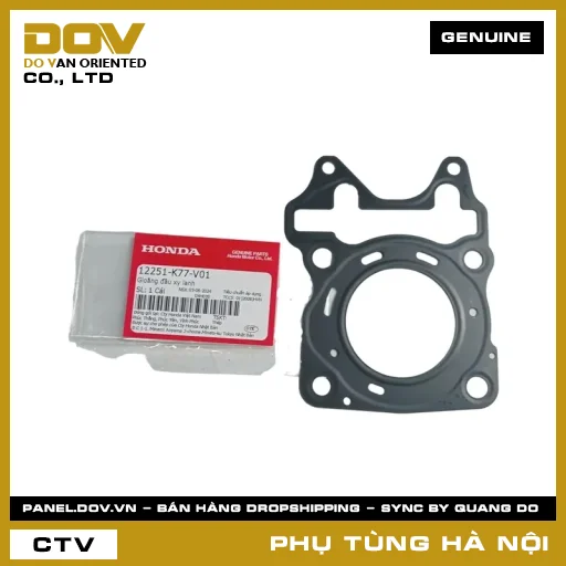 MÃ PHỤ TÙNG : 12251K77V01 GIOĂNG ĐẦU XY LANH — 12251K77V01