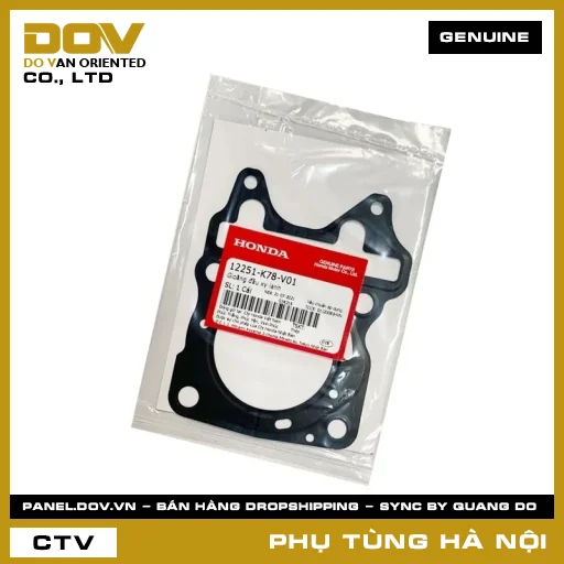 MÃ PHỤ TÙNG : 12251K78V01 GIOĂNG ĐẦU XY LANH — 12251K78V01