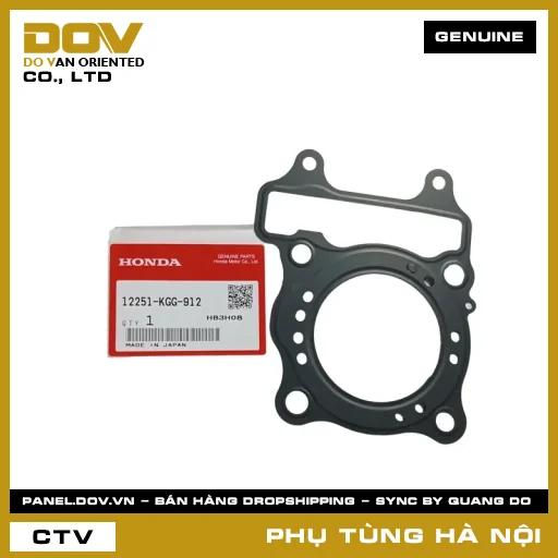 MÃ PHỤ TÙNG : 12251KGG912 GIOĂNG ĐẦU XY LANH — 12251KGG912