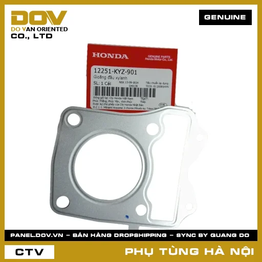 MÃ PHỤ TÙNG : 12251KYZ901 GIOĂNG ĐẦU XYLANH — 12251KYZ901