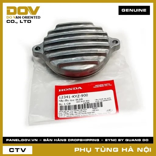 MÃ PHỤ TÙNG : 12341KYZ900 NẮP ĐẦU QUY LÁT TRÁI — 12341KYZ900