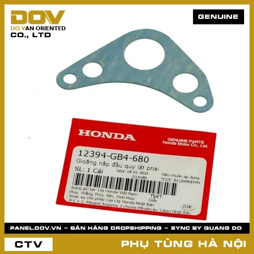 MÃ PHỤ TÙNG : 12394GB4680 GIOĂNG NẮP ĐẦU QUY LÁT PHẢI — 12394GB4680