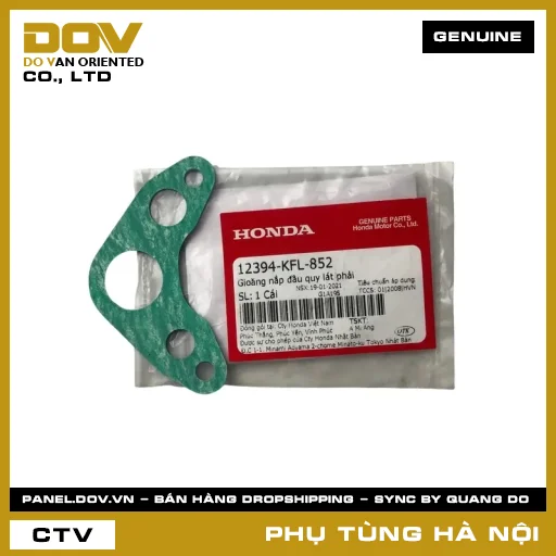 MÃ PHỤ TÙNG : 12394KFL852 GIOĂNG NẮP ĐẦU QUY LÁT PHẢI — 12394KFL852