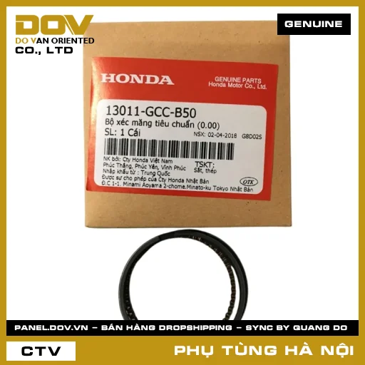 MÃ PHỤ TÙNG : 13011GCCB50 BỘ XÉC MĂNG TIÊU CHUẨN (0.00) — 13011GCCB50