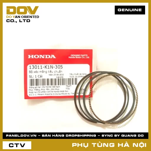 MÃ PHỤ TÙNG : 13011K1N305 BỘ XÉC MĂNG TIÊU CHUẨN — 13011K1N305