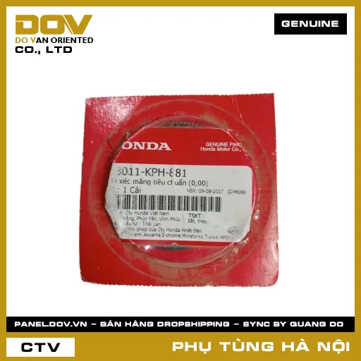 MÃ PHỤ TÙNG : 13011KPH881 BỘ XÉC MĂNG TIÊU CHUẨN (0,00) — 13011KPH881