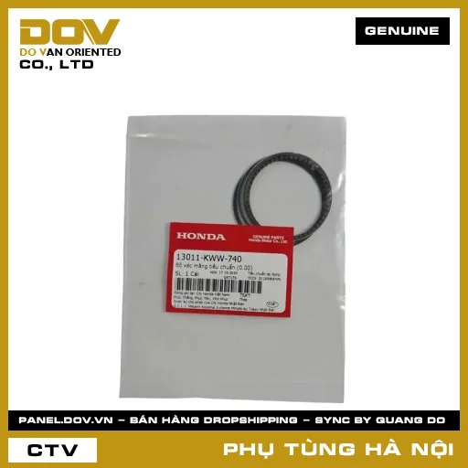 MÃ PHỤ TÙNG : 13011KWW740 BỘ XÉC MĂNG TIÊU CHUẨN (0.00) — 13011KWW740
