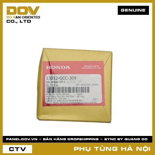 MÃ PHỤ TÙNG : 13012GCC309 BỘ XÉC MĂNG CỐT 1 (0.25) — 13012GCC309