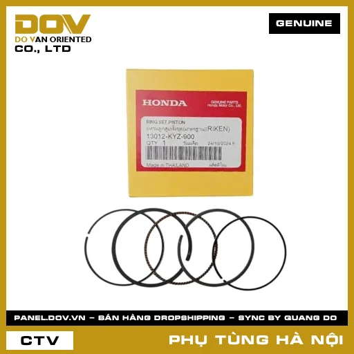 MÃ PHỤ TÙNG : 13012KYZ900 BỘ XÉC MĂNG TIÊU CHUẨN (0.00) — 13012KYZ900