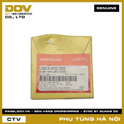 MÃ PHỤ TÙNG : 13013GCC309 BỘ XÉC MĂNG CỐT 2 (0.50) — 13013GCC309