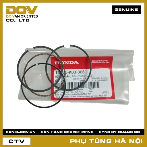 MÃ PHỤ TÙNG : 13021K03306 BỘ XÉC MĂNG TIÊU CHUẨN (0.25) — 13021K03306