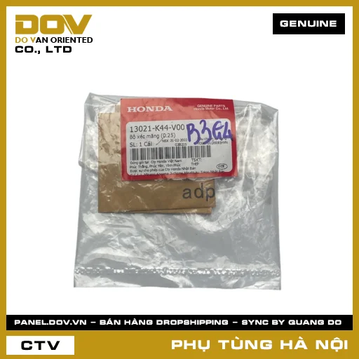 MÃ PHỤ TÙNG : 13021K44V00 BỘ XÉC MĂNG (0.25) — 13021K44V00