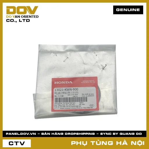 MÃ PHỤ TÙNG : 13021KWN900 BỘ XÉC MĂNG CỐT 1 (0.25) — 13021KWN900