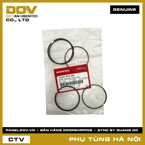 MÃ PHỤ TÙNG : 13031K03306 BỘ XÉC MĂNG TIÊU CHUẨN (0.05) — 13031K03306