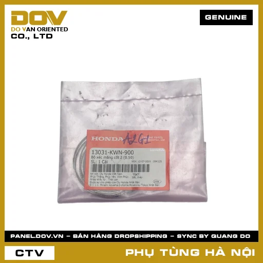 MÃ PHỤ TÙNG : 13031KWN900 BỘ XÉC MĂNG CỐT 2 (0.50) — 13031KWN900