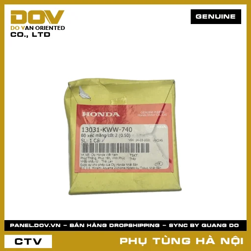 MÃ PHỤ TÙNG : 13031KWW740 BỘ XÉC MĂNG CỐT 2 (0.50) — 13031KWW740