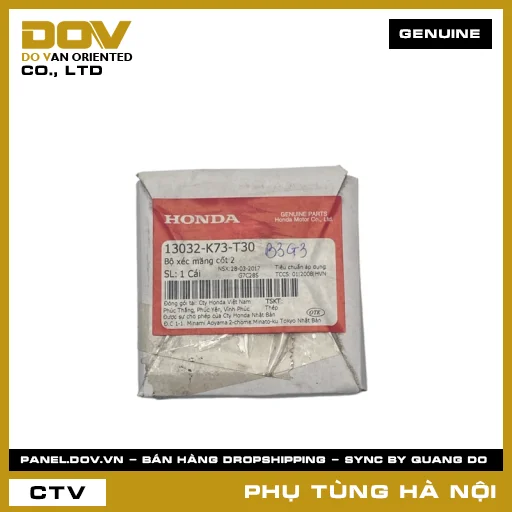 MÃ PHỤ TÙNG : 13032K73T30 BỘ XÉC MĂNG CỐT 2 — 13032K73T30