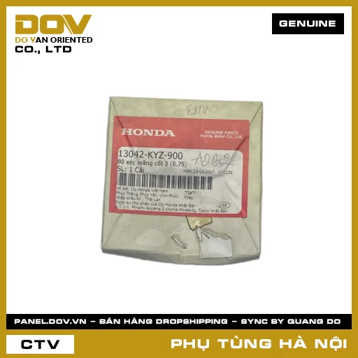 MÃ PHỤ TÙNG : 13042KYZ900 BỘ XÉC MĂNG CỐT 3 (0.75) — 13042KYZ900