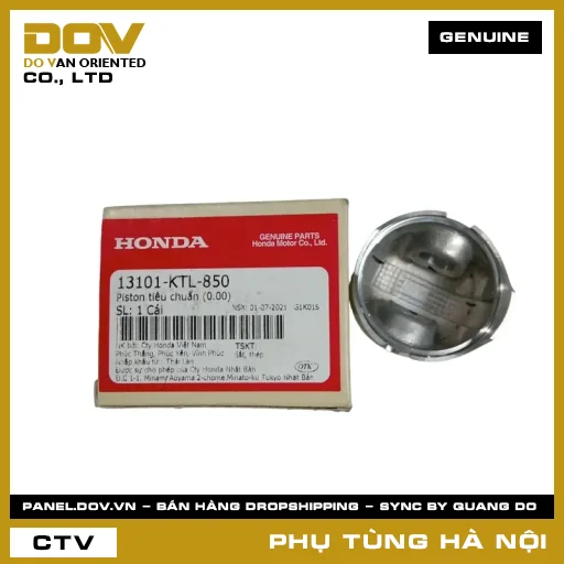 MÃ PHỤ TÙNG : 13101KTL850 PISTON TIÊU CHUẨN (0.00) — 13101KTL850