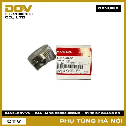 MÃ PHỤ TÙNG : 13102K02901 PISTON CỐT 1 (0.25) — 13102K02901