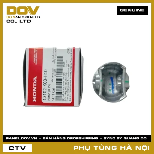 MÃ PHỤ TÙNG : 13102K03H10 PISTON (0.25) — 13102K03H10
