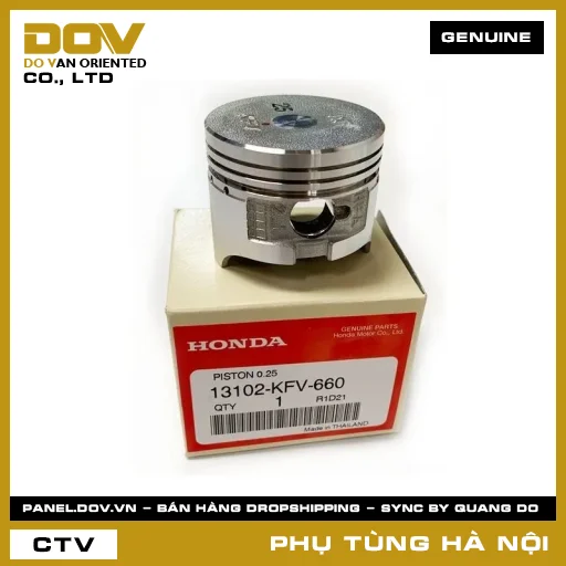 MÃ PHỤ TÙNG : 13102KFV660 PISTON CỐT 1 (0.25) — 13102KFV660