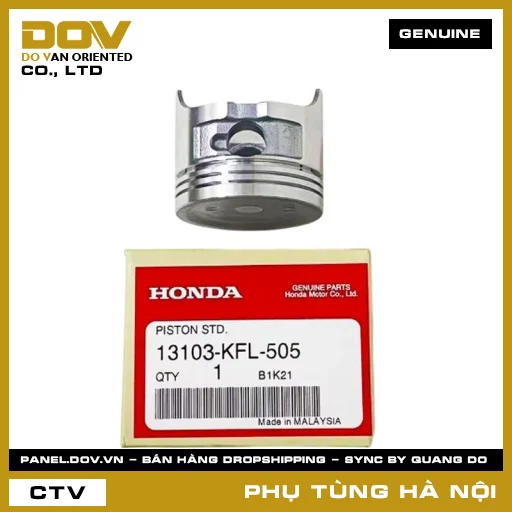 MÃ PHỤ TÙNG : 13103KFL505 PISTON (0.50) — 13103KFL505