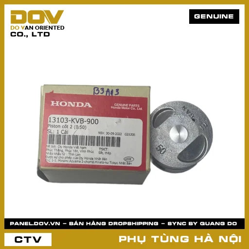 MÃ PHỤ TÙNG : 13103KVB900 PISTON CỐT 2 (0.50) — 13103KVB900