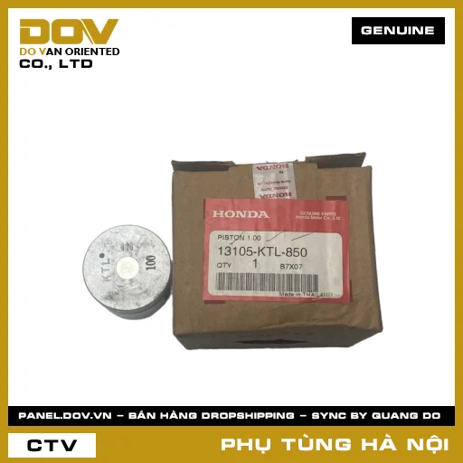 MÃ PHỤ TÙNG : 13105KTL850 PISTON CỐT 4 (1.00) — 13105KTL850