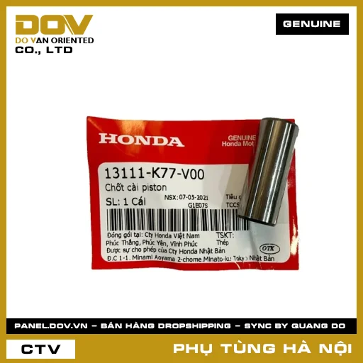 MÃ PHỤ TÙNG : 13111K77V00 CHỐT CÀI PISTON — 13111K77V00