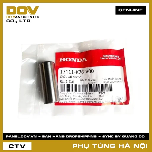 MÃ PHỤ TÙNG : 13111K78V00 CHỐT CÀI PISTON — 13111K78V00