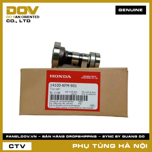 MÃ PHỤ TÙNG : 14100KFM901 TRỤC CAM — 14100KFM901