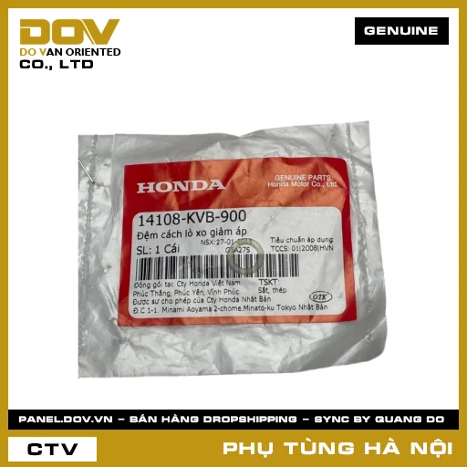 MÃ PHỤ TÙNG : 14108KVB900 ĐỆM CÁCH LÒ XO GIẢM ÁP — 14108KVB900