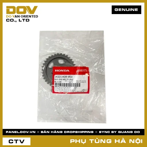 MÃ PHỤ TÙNG : 14321K0RV00 BÁNH RĂNG CAM (34 RĂNG) — 14321K0RV00