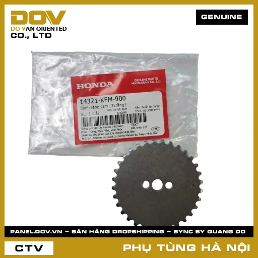 MÃ PHỤ TÙNG : 14321KFM900 BÁNH RĂNG CAM (32RĂNG) — 14321KFM900