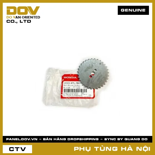 MÃ PHỤ TÙNG : 14321KTL780 BÁNH RĂNG CAM (32 RĂNG) — 14321KTL780