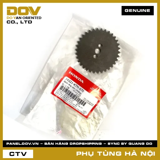 MÃ PHỤ TÙNG : 14321KTM970 BÁNH RĂNG CAM (34RĂNG) — 14321KTM970