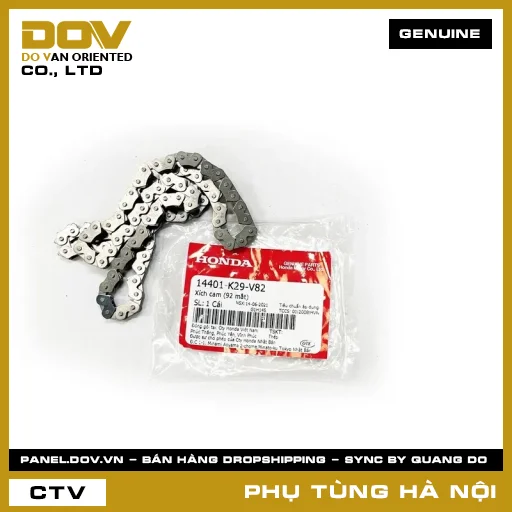 MÃ PHỤ TÙNG : 14401K29V82 XÍCH CAM (92 MẮT) — 14401K29V82
