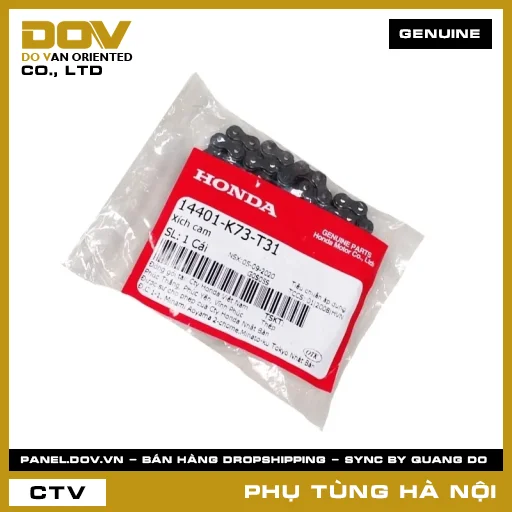MÃ PHỤ TÙNG : 14401K73T31 XÍCH CAM — 14401K73T31