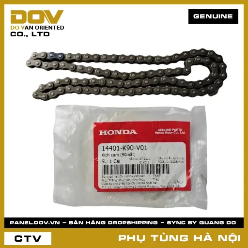 MÃ PHỤ TÙNG : 14401K90V01 XÍCH CAM (90MẮT) — 14401K90V01