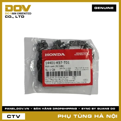 MÃ PHỤ TÙNG : 14401K97T01 XÍCH CAM (92 MẮT) — 14401K97T01