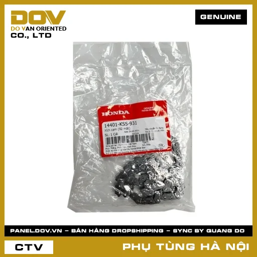 MÃ PHỤ TÙNG : 14401KSS931 XÍCH CAM (92 MẮT) — 14401KSS931