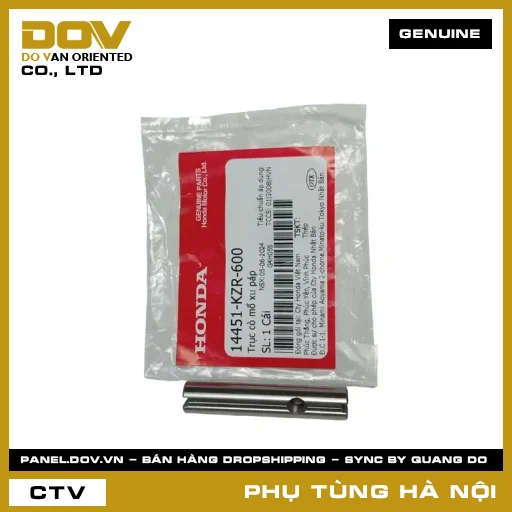 MÃ PHỤ TÙNG : 14451KZR600 TRỤC CÒ MỔ XU PÁP — 14451KZR600