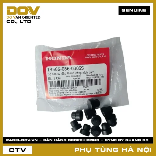 MÃ PHỤ TÙNG : 14566086030SS BỘ CAO SU ĐẦU THANH CĂNG XÍCH CAM — 14566086030SS