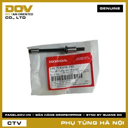MÃ PHỤ TÙNG : 14675KWW740 TRỤC DẪN HƯỚNG BÁNH RĂNG CAM — 14675KWW740