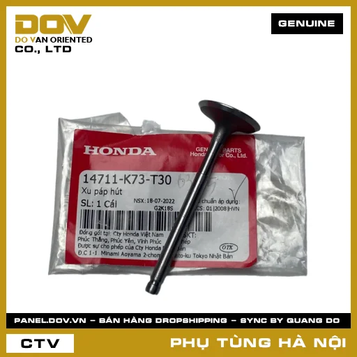MÃ PHỤ TÙNG : 14711K73T30 XU PÁP HÚT — 14711K73T30